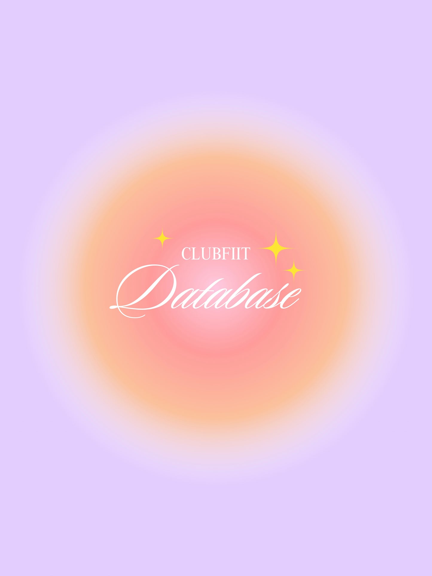 CLUBFIIT DATABASE