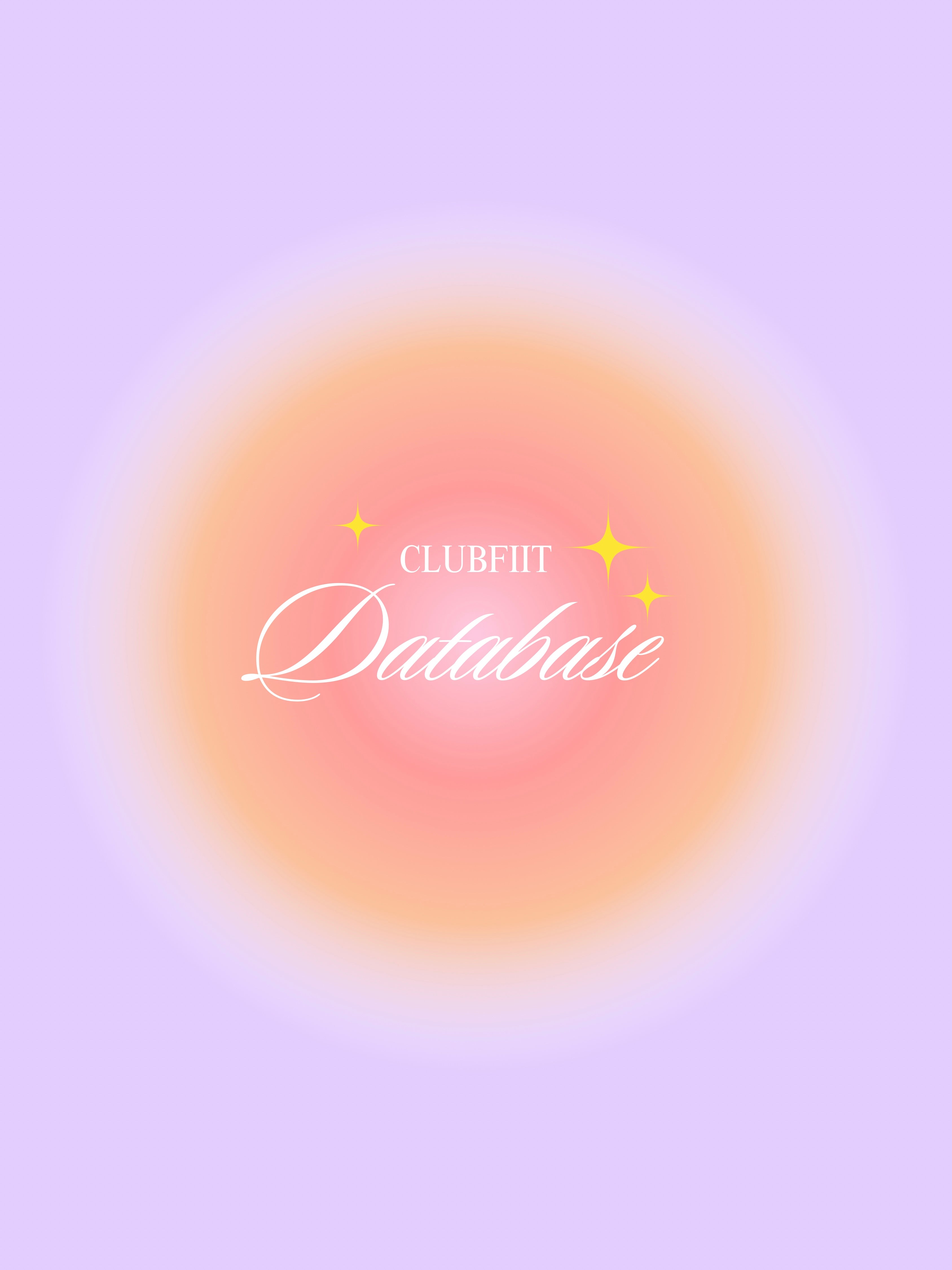 CLUBFIIT DATABASE