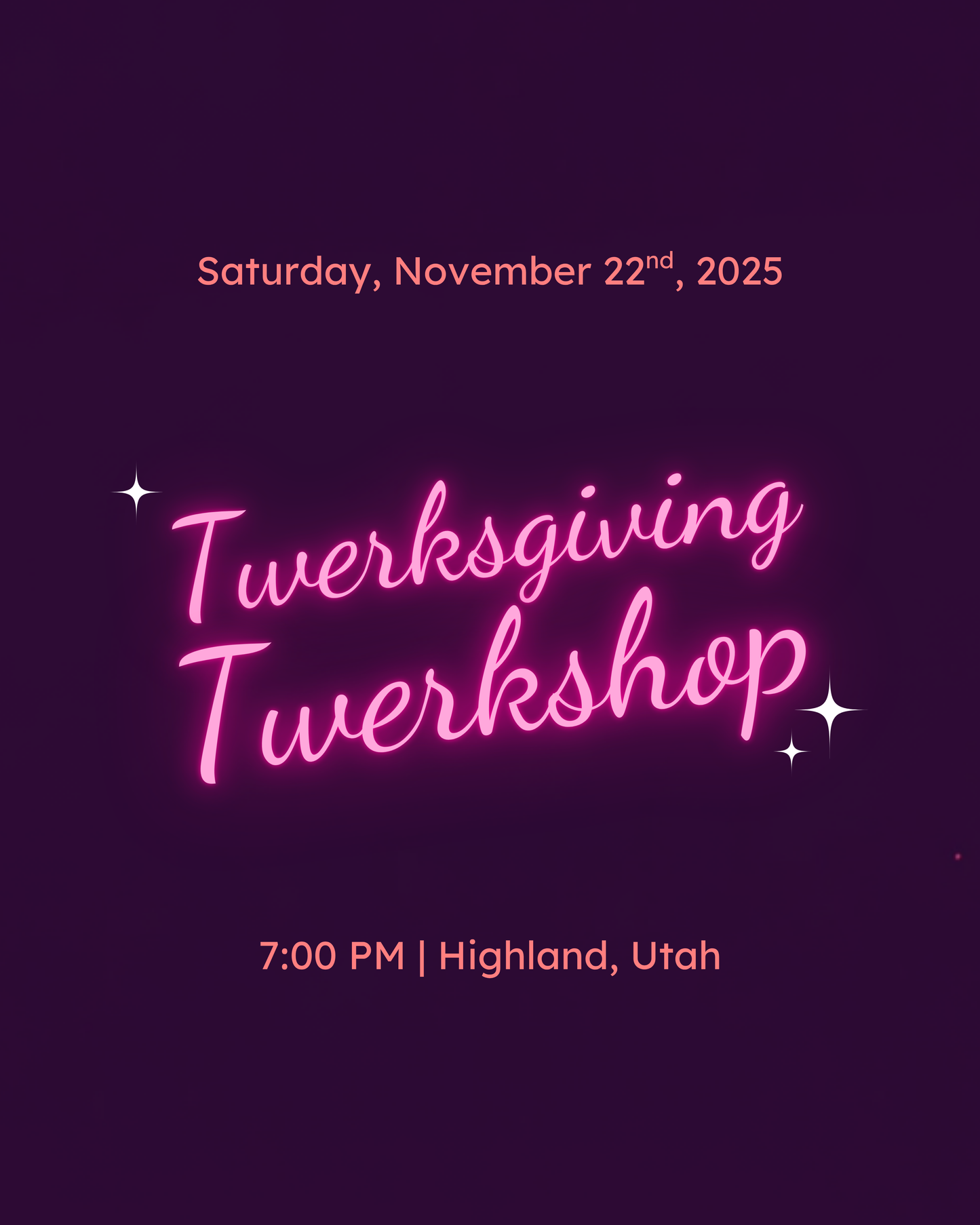 Twerksgiving Twerkshop x ClubFIIT